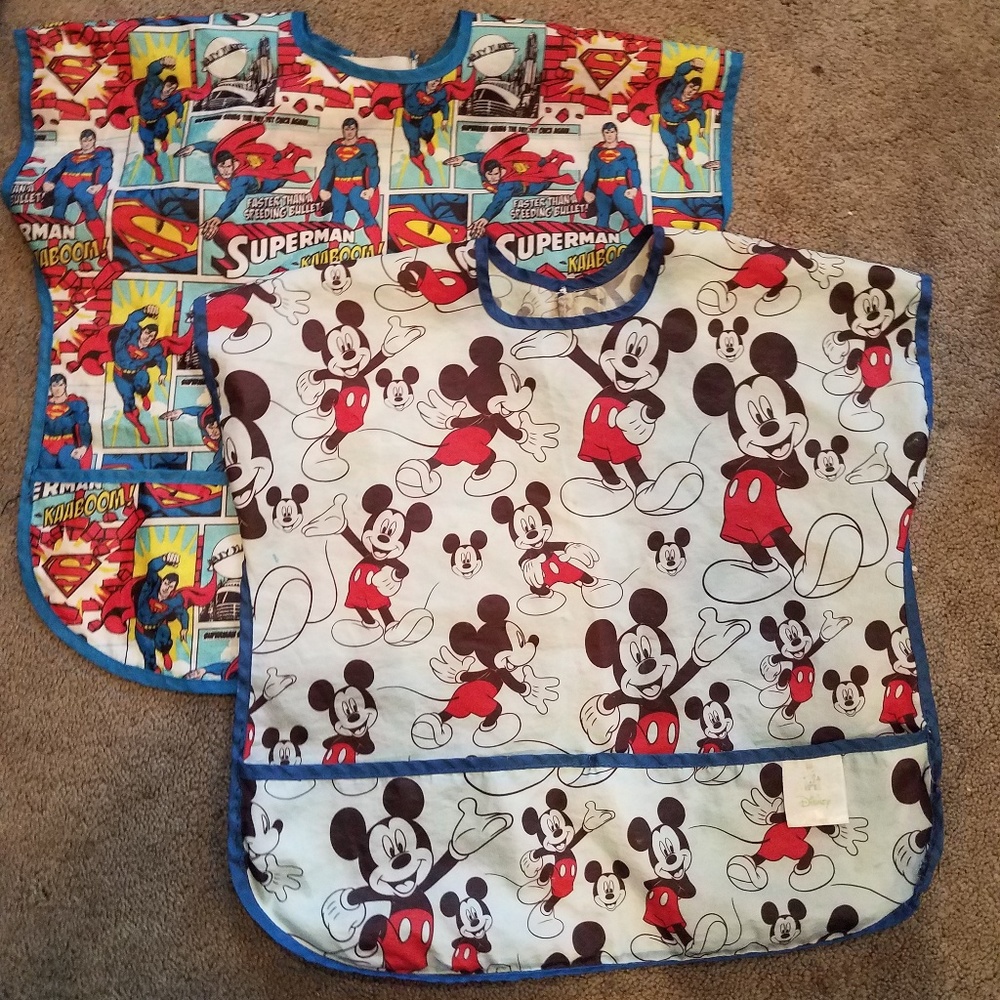 Toddler Bibs 2 smock type - Picture 2 of 2